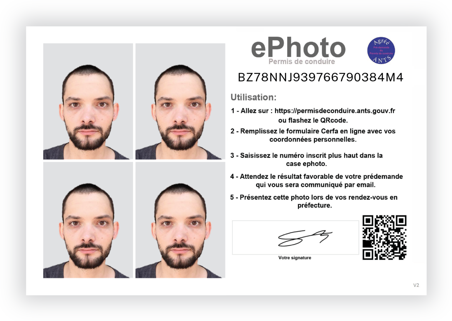 How To Get Ephoto Code For French Document Applications Online On Ants