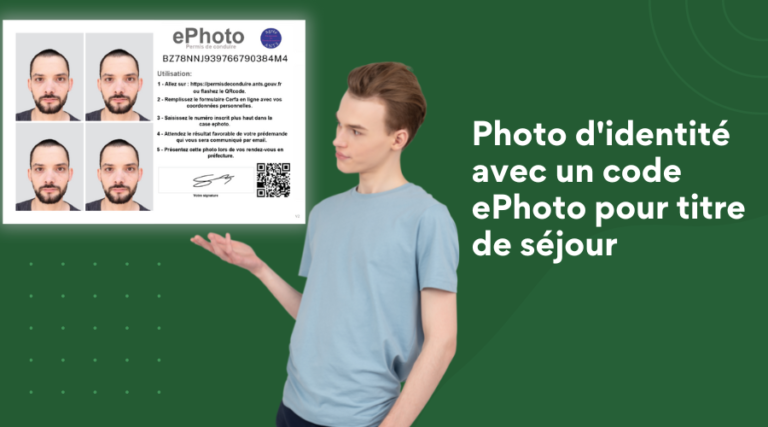 Photo D Identit Avec Code Ephoto Titre De S Jour Smartphone Id