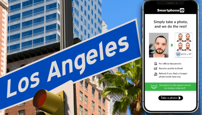 Passport Photo With Your Phone in Los-Angeles and smartphone id app