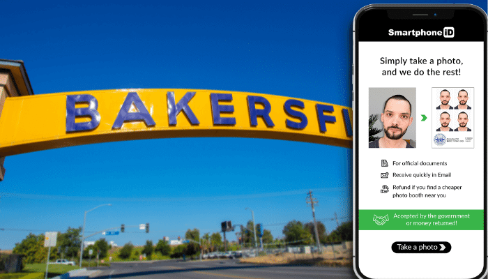 Take Your Passport Photo Bakersfield With Your Phone & smartphone id app