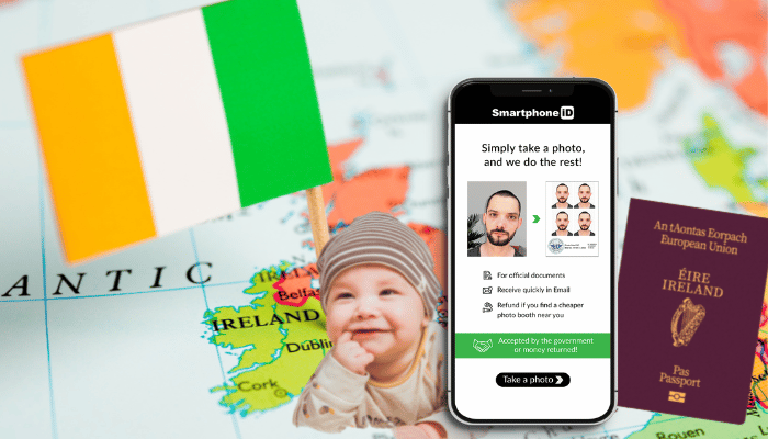 Baby Passport photo in Ireland 