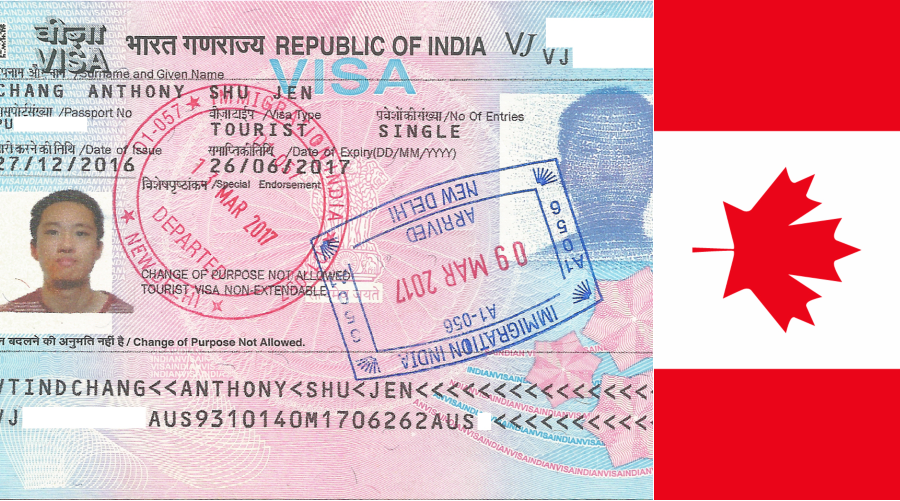india visa from canada