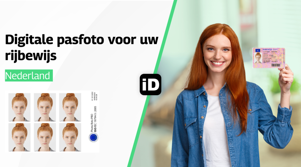 digitale pasfoto voor uw rijbewijs