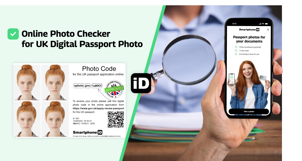 online photo checker of smartphone id for uk passport photo