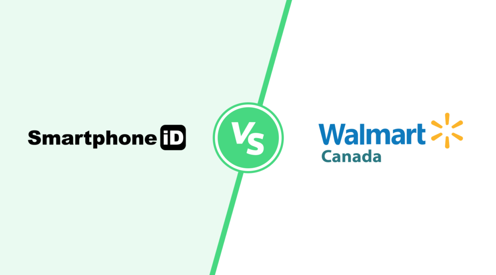 Walmart Passport photo vs smartphone iD