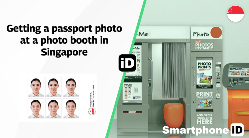 passport photo at a photo BOOTH