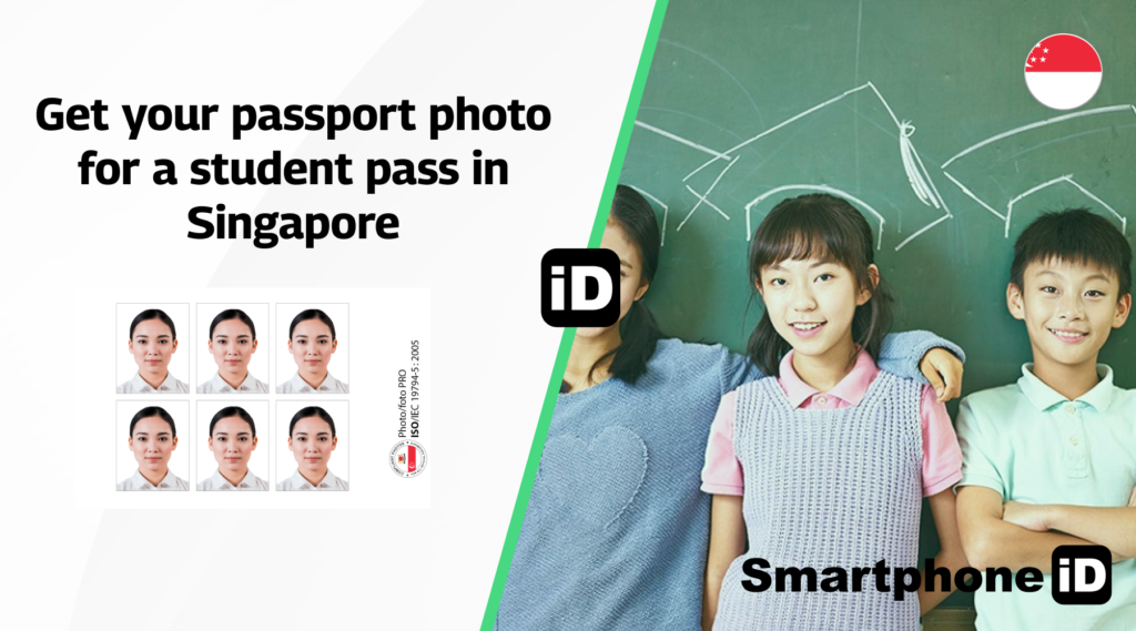 passport photo for a student pass in Singapore