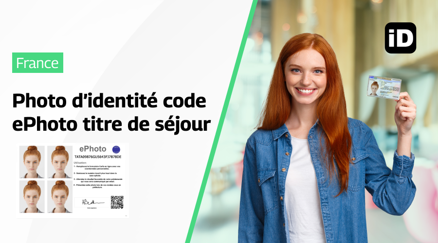 Photo d’identité code ePhoto titre de séjour