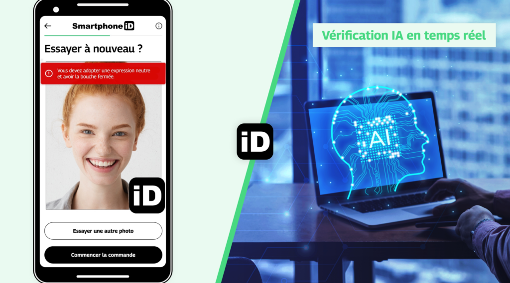 Vérification de l'IA en temps réel et expert photo identite